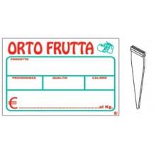 SEGNAPREZZO ORTOFRUTTA CON ASTA