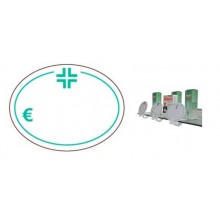 SEGNAPREZZO PER FARMACIA OVALE CF.25 CON TEN-CLIP