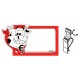 SEGNAPREZZO PVC SAGOMATO MACELLERIA CANCELLABILE 25 PZ CON TEN-CLIP