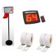KIT ELIMINACODE COMPLETO (DISPLAY/RADICOMANDO MINI DISPLAY/KITPIANTANA/5 ROTOLI ELIMINACODE)