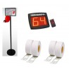 KIT ELIMINACODE COMPLETO (DISPLAY/RADICOMANDO/KITPIANTANA/5 ROTOLI ELIMINACODE)