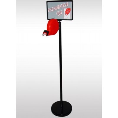 KIT PIANTANA ELIMINACODE CON CHIOCCIOLA DISTRIBUTORE DI TICKET CARTELLO ISTRUZIONI