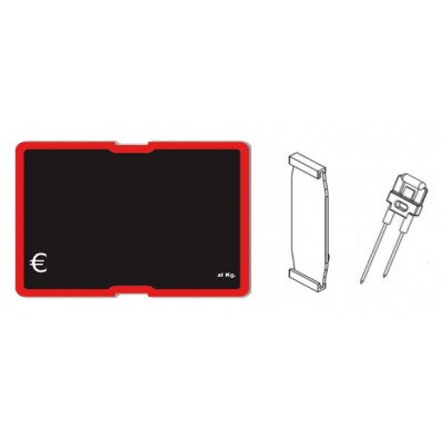 LAVAGNA NERA PPL CF 25 PZ + 25 AGHI INOX