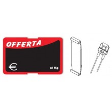 LAVAGNA NERA PPL SCRITTA OFFERTA CF 25 PZ + 25 MOLLETTE + 25 ASTE 5 CM