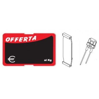 LAVAGNA NERA PPL SCRITTA OFFERTA CF 25 PZ + 25 MOLLETTE + 25 ASTE 5 CM