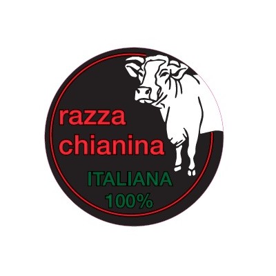 ROTOLO ETICHETTE PATINATE ø 40 MM ET. 1000 STAMPATE RAZZA CHIANINA