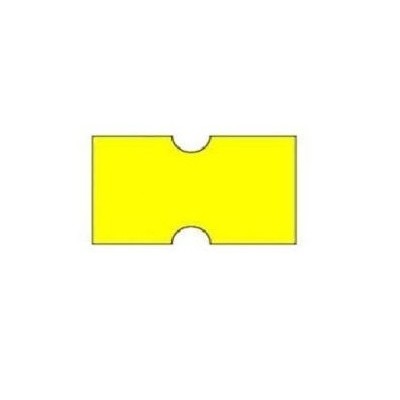 ETICHETTE PER PREZZATRICE MM 21X12 FLUORESCENTI GIALLO