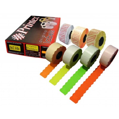 ETICHETTE PER PREZZATRICE MM 26X12 FLUORESCENTI - Printex