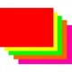 ETICHETTE PER PREZZATRICE MM 26X16 FLUORESCENTI RETTANGOLARI