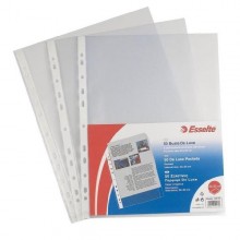 BUSTA A4 PERFORATURA UNIVERSALE LUCIDA ESSELTE L-DE LUXE CF. 50 PZ