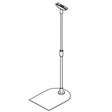 PIANTANA TELESCOPICA ASTA CM 50+50