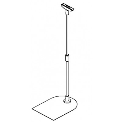 PIANTANA TELESCOPICA ASTA CM 75+75