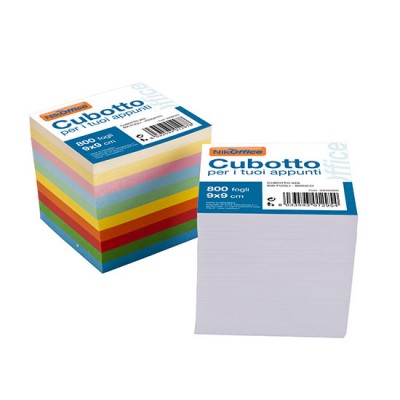 CUBOTTO 9X9 FOGLI 800 COLORATO