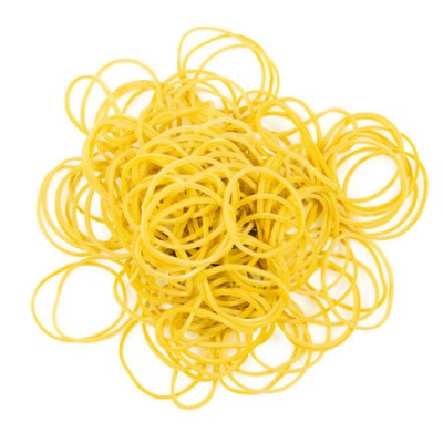 ELASTICI GIALLI IN GOMMA CF DA 1 KG DIAM. 60