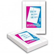FOGLI A4 PROTOCOLLO 210X297 DA 60 GR CF 200
