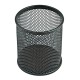 BICCHIERE PORTA PENNE RETE Ø 8cm NERO