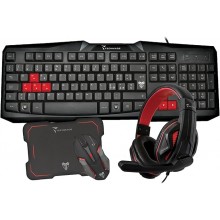 TECHMADE KIT GAMING 2 TASTIERA MOUSE CUFFIE E PAD