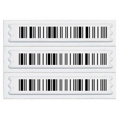 ETICHETTA AM 58KHZ, KP, ADESIVA 44 X 11 mm ANTITACCHEGGIO FALSO CODICE A BARRE