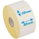 ROTOLO ETICHETTE MM.40X30 VELLUM ADESIVE ET.1550 FORO 40