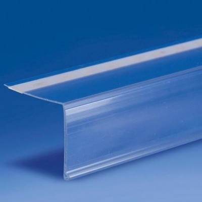 PROFILO TRASPARENTE PER SCAFFALI 90°H40MM/BIAD9MM/L.1318MM