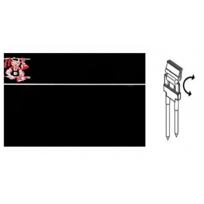 SEGNAPREZZO NERO SALUMI IN PVC CF 25 PZ CON AGO INOX CLIP