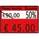 ETICHETTE PER PREZZATRICE MM 26X19 PROMO TAGLIO PREZZO