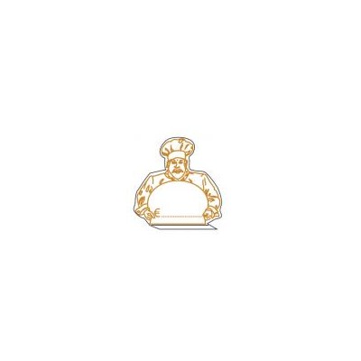 SEGNAPREZZI PASTICCERIA CHEF F.TO 75X75 mm CF.50