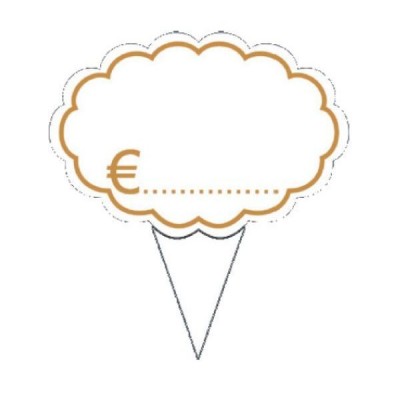 SEGNAPREZZI PASTICCERIA F.TO 90X60 mm CF.50